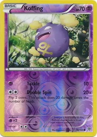Plasma Storm Koffing #56/135 reverse holo